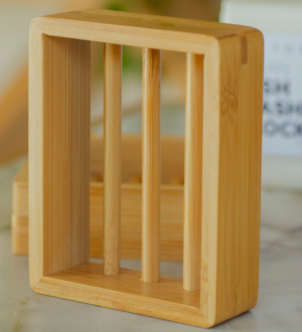 Bamboo Dish Stand