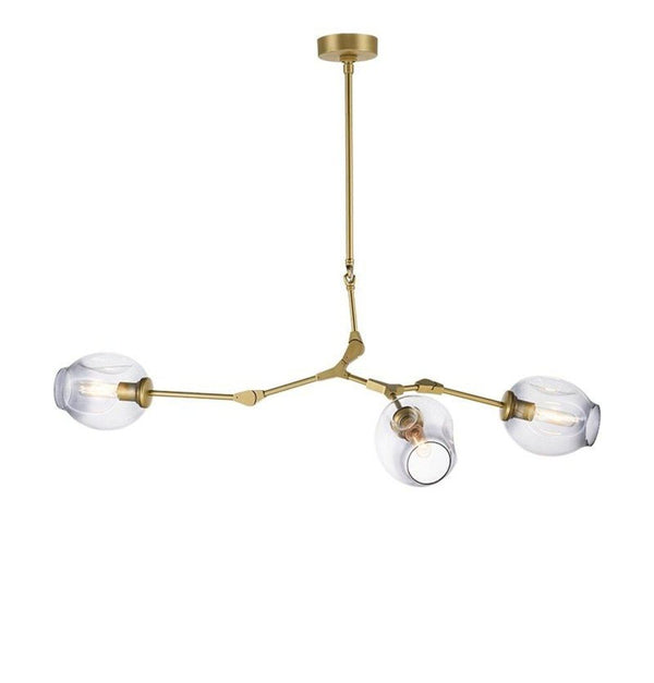 3-Globe Bubble Chandelier