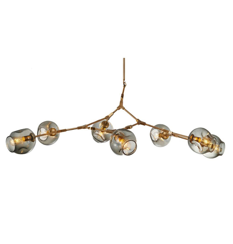 7-Globe Bubble Chandelier