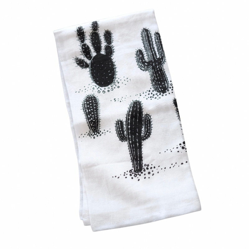Handmade Cactus Tea Towel