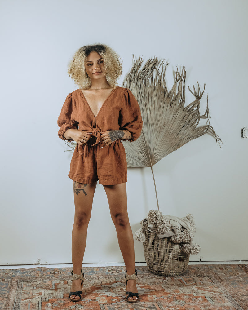 Knot Top- Terra Cotta