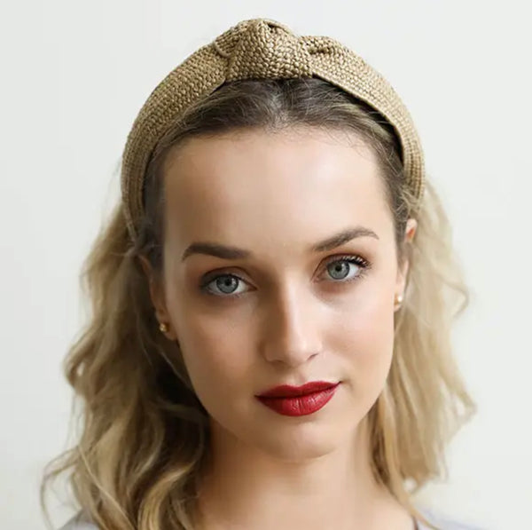 Rattan Headband- Natural