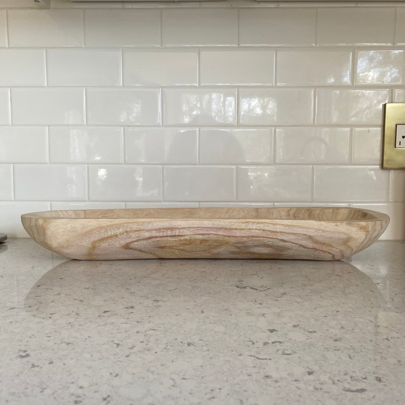 Rectangle Paulownia Wood Tray