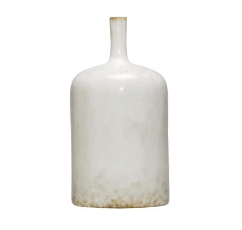 Portia Vase- Stoneware with reactive glaze