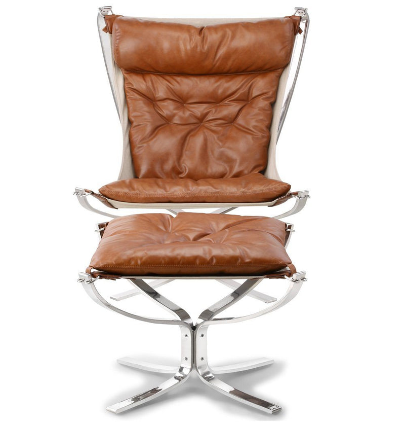 Einar Chair with Ottoman