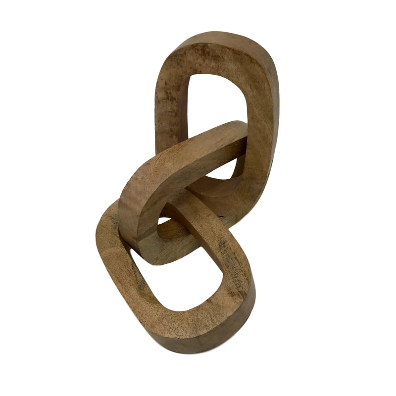 Wood link chain