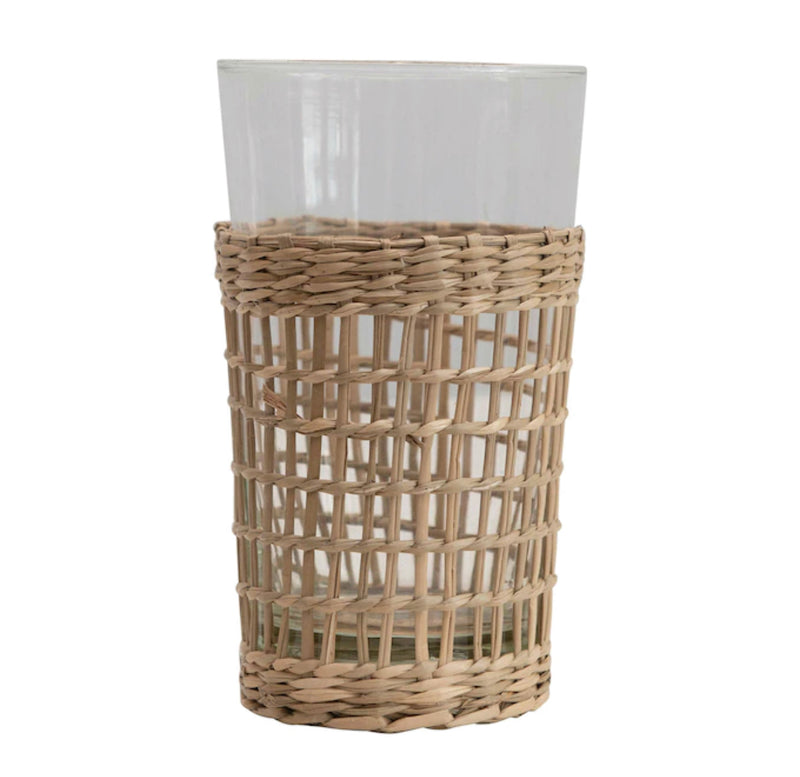 Seagrass woven glass