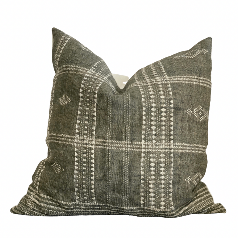 Aditi - 20" Mist Indian Wool Pillow Cover
