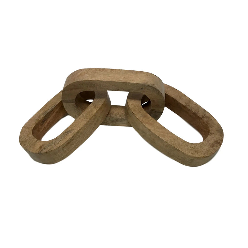 Wood link chain