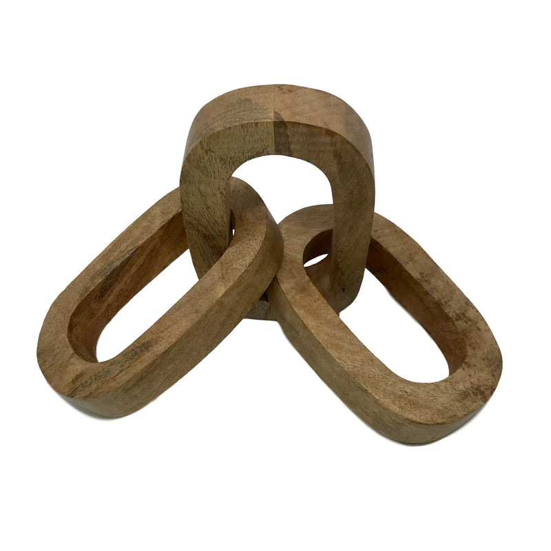 Wood link chain