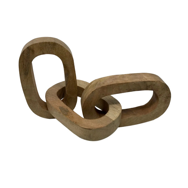 Wood link chain