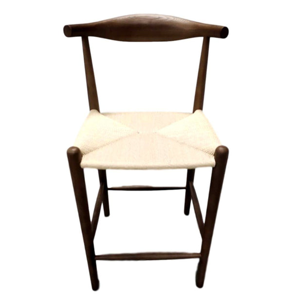 Myson Counter Stool - Walnut & Natural Cord